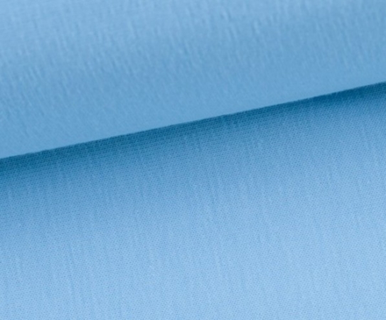 Sommersweat Uni - Maike - hellblau - 154