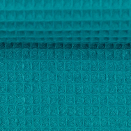 Waffelpiquè - Baumwolle - aqua