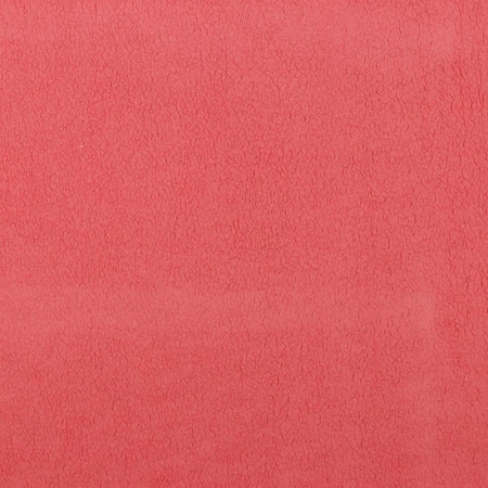 Baumwoll - Teddy - Fleece - Sherpa - coral