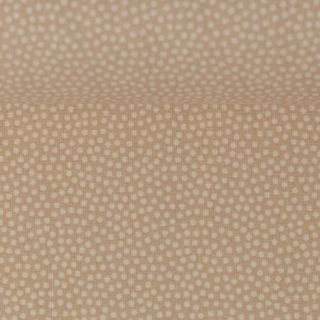 Baumwollstoff - Dotty - beige