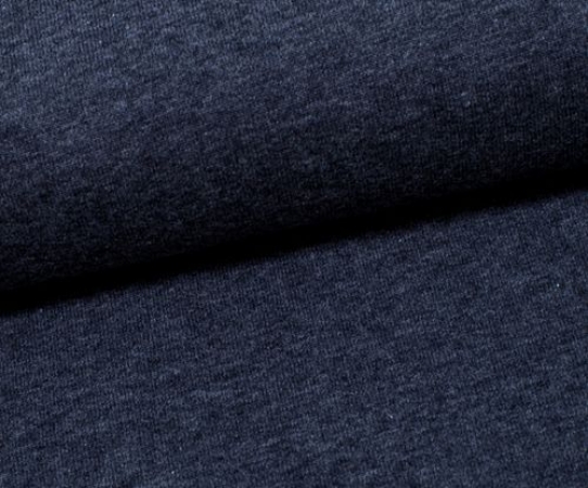Jersey Uni -- Vanessa - dunkelblau - melliert - 1598