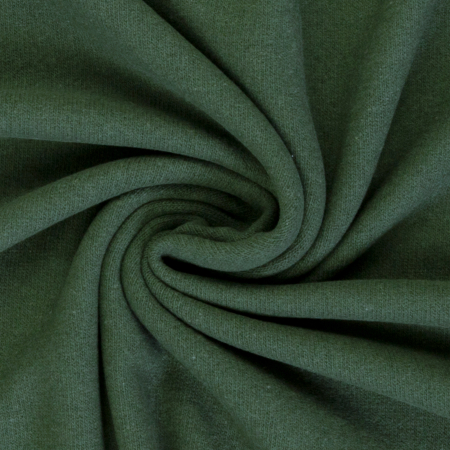 Strickstoff - Bono - angerauht - Made in Italy - khaki-dunkelgrün