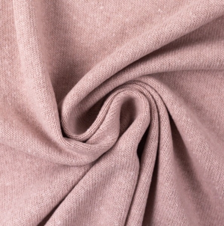 Strickstoff - Bono - angerauht - Made in Italy - altrosa melliert