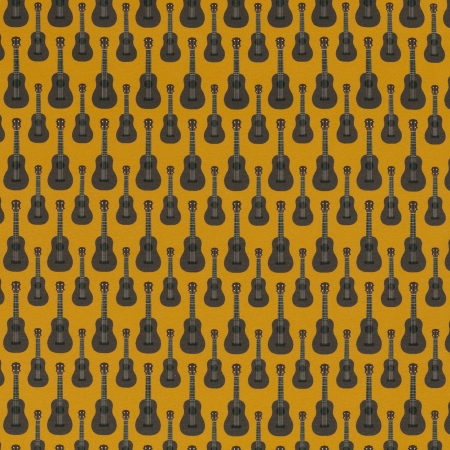 Sweat - Retro - Serie - Gitarren - gelb