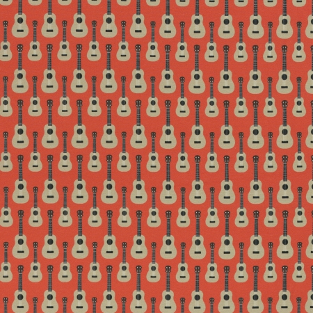 Sweat - Retro - Serie - Gitarren - koralle