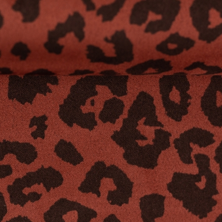 Stretch Suede - Wildlederimitat - Leo - terra