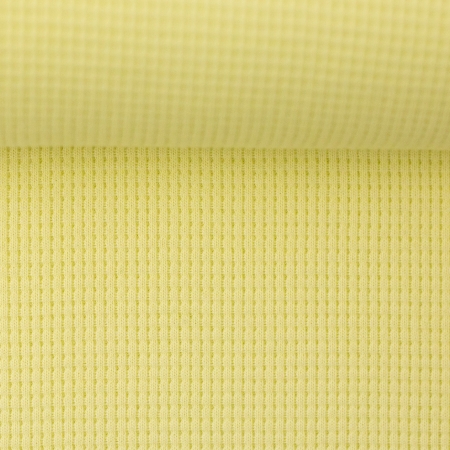 Waffeljersey - Clarissa - rapsgelb