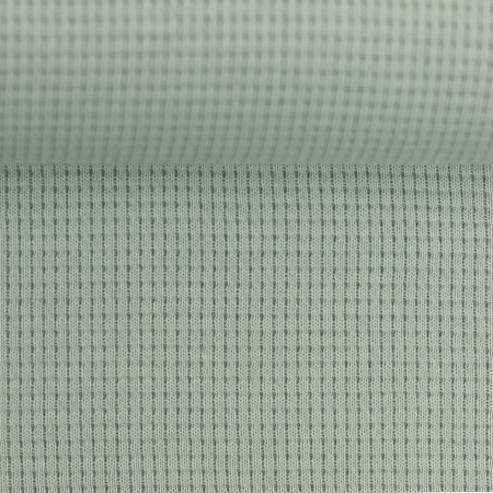 Waffeljersey - Clarissa - mint hell