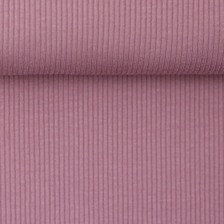 Rippjersey - Marissa - Uni - altrosa