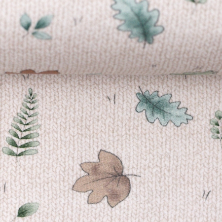 Sweat - Baby Woods - Blätter - Strickoptik