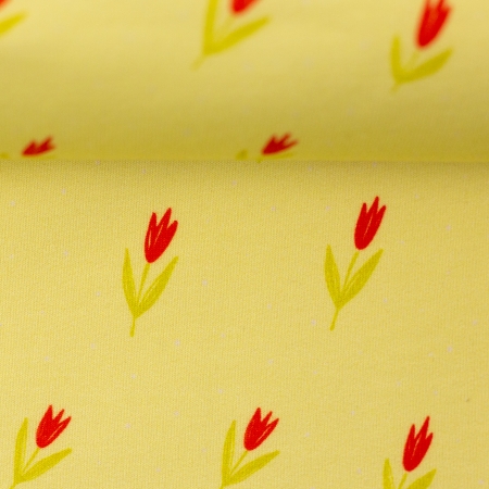 Sommersweat - Femke - Tulpen - gelb
