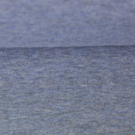 Alpenfleece - Uni - blau - melliert