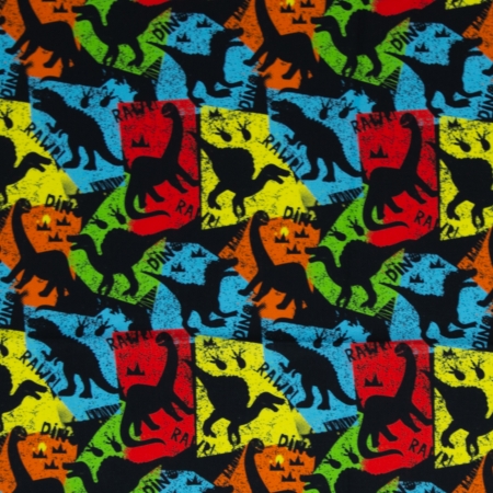 Baumwollstoff - Dino - Pawr