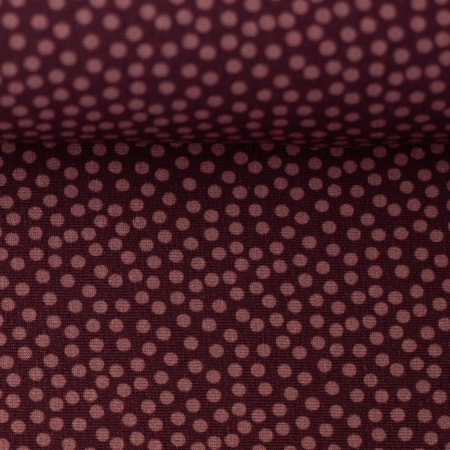 Jersey - Dotties - aubergine  Joris