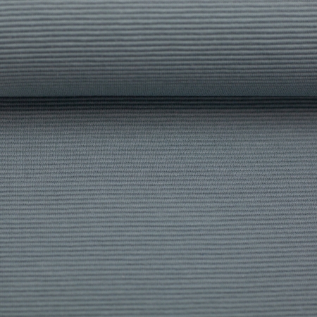 Ottoman Jersey - Turin - Ripp - rauchblau