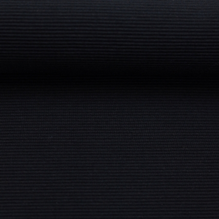 Ottoman Jersey - Turin - Ripp - schwarz
