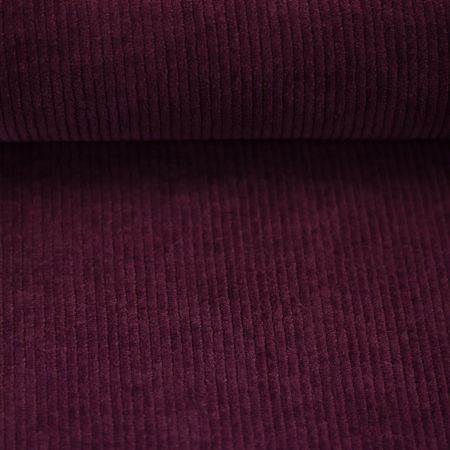 Cordjersey - Juna - neue Farben - aubergine