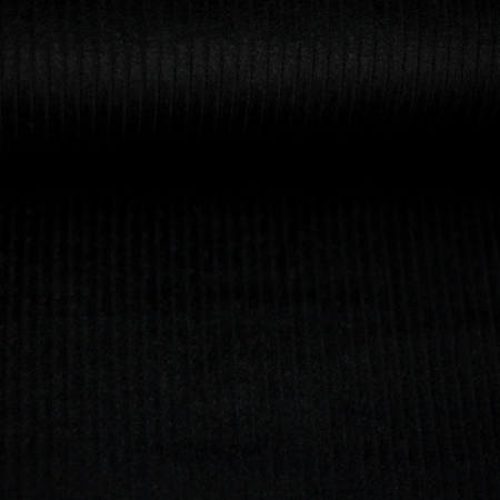 Breitcord - Uni - schwarz - mit 3% Elasthan