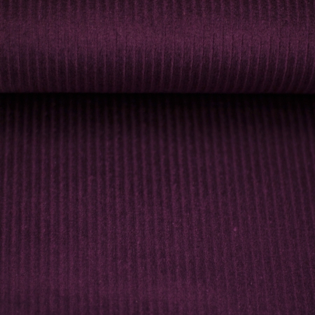 Breitcord - Uni - aubergine - mit 3% Elasthan