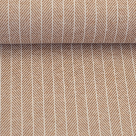 Jacquardjersey - Madita - Streifen - beige