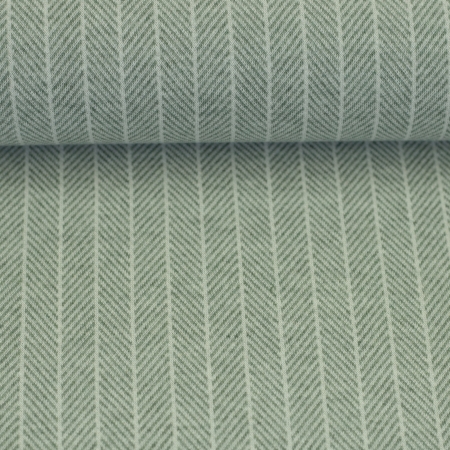 Jacquardjersey - Madita - Streifen - mintgrün