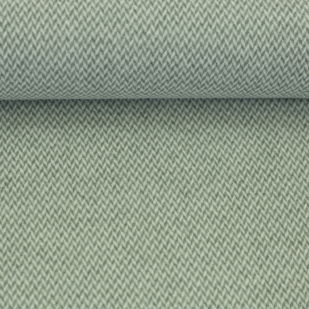 Jacquardjersey - Madita - Chevron - mintgrün