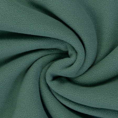 Doubleface Fleece - Plüsch - Uni - altmint - beidseitig