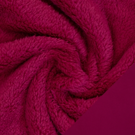 Doubleface Fleece - Plüsch - Uni - pink - beidseitig - Tamme
