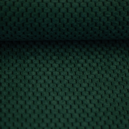 Struktur - Velour - Taschenstoff - Polster - Deko - dunkelgrün