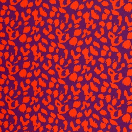 Viskose- Webware - Love Collection - Kibadoo - Leo - lila - orange