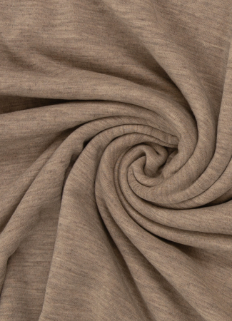 Merino Strick - 100 % Schurwolle - beige melliert