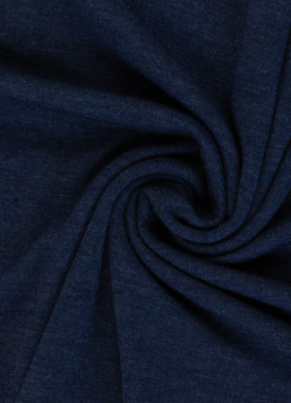 Merino Strick - 100 % Schurwolle - dunkelblau