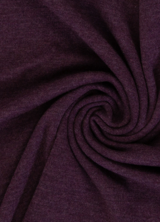 Merino Strick - 100 % Schurwolle - boedeaux-aubergine