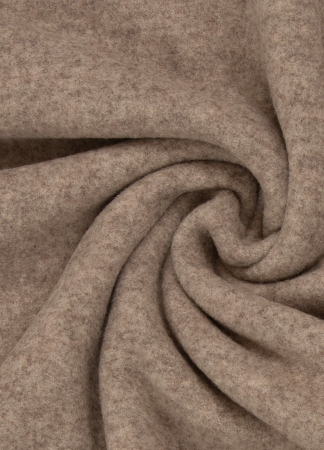 Merino Fleece - warm & weich - beige melliert