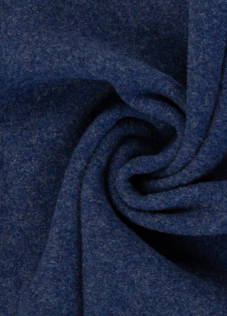 Merino Fleece - warm & weich - blau