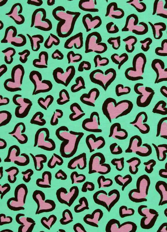 Sommersweat - Hearts - Christiane Zielinski - mint