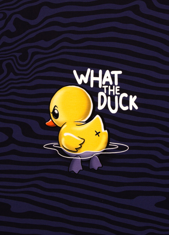 Panel - Sommersweat - What the duck - dunkelblau - Thorsten Berger
