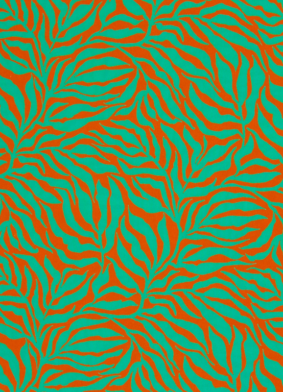 Viskose- Webware - Zebra Jungle  - by Bienvenido Colorido - mint - orange
