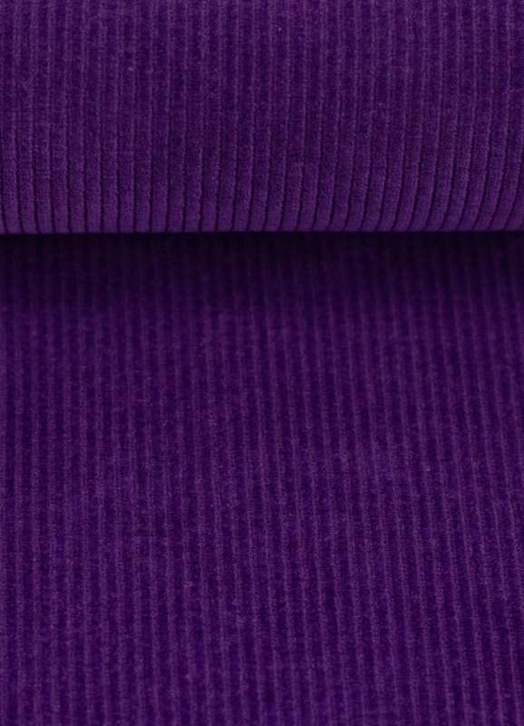 weicher Cordjersey - Cord - Juna - lila
