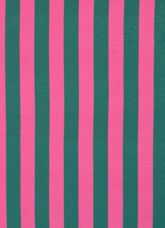 Viskose Jersey - Happy Stripes - by Cherry Picking - pink - eucalyptus
