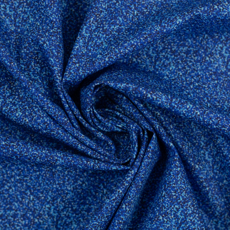 Baumwollstoff - Glitter - blau