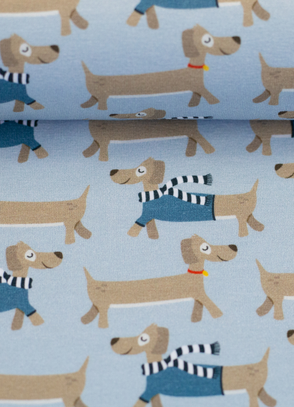 Jersey - Cool Dogs - Dackel - blau