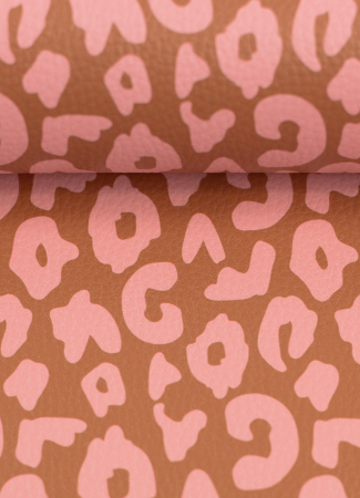 Kunstleder - Happy Leo - Cherry Picking - terra - altrosa