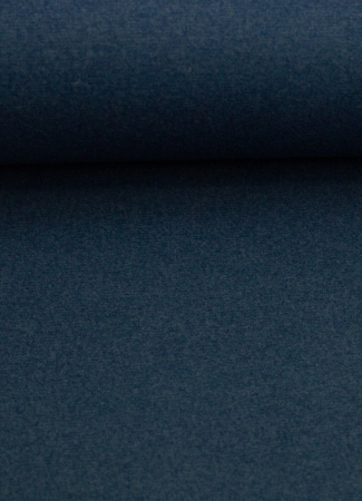 Taschenstoff - Wooly - Doubleface - blau - beige