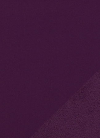 Softshell - Uni - aubergine - gefüttert