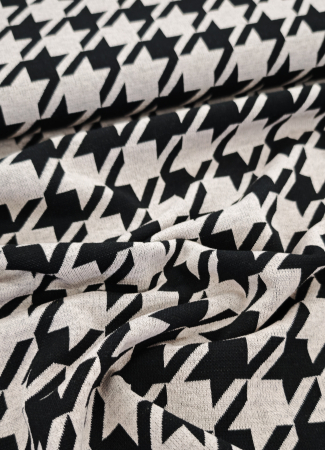 Hilco - Jacquardjersey - Hahnentritt