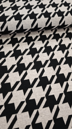 Hilco - Jacquardjersey - Hahnentritt