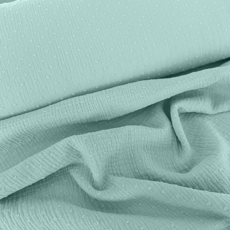 Musselin - Bobbles - mint