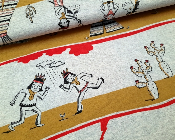 Lillestoff - Indianerwelt - Bio Jersey