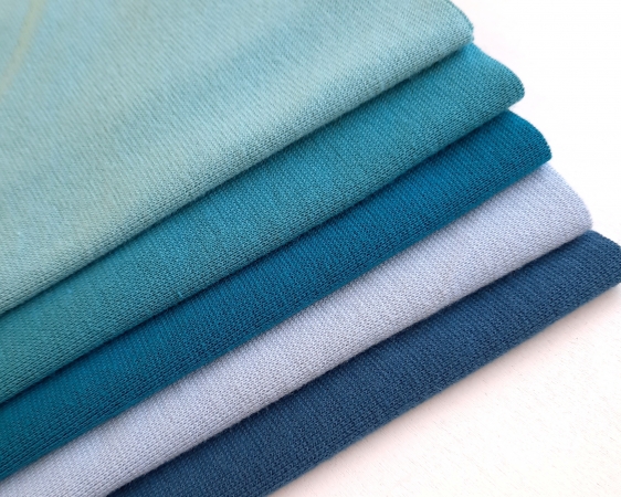 Bündchen - Paket - petrol - 5x 20 cm